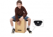 LARGE CAJON & 8-Jingle  FOOT TAMBOURINE