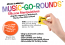 Music-Go-Rounds MINIs (11 sets), 6 WIPE-OFF SINGLE STAFF CHARTS, & GEL CRAYONS