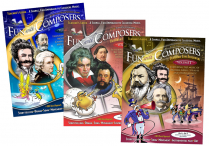 FUN WITH COMPOSERS: Complete Set - Paperbacks & PDF Download/Online Video Access