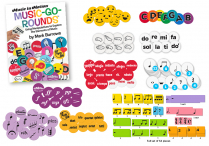 MUSIC-GO-ROUNDS ELEMENTS OF MUSIC KIT:  Book & 10 Sets of MGRS