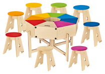 CLASSROOM CAJON, STAND, & STOOLS SET