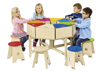 DELUXE CLASSROOM CAJON, STAND, & STOOLS SET