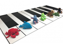 KING KEYBOARD MAT and BEAN BAG ANIMALS Set