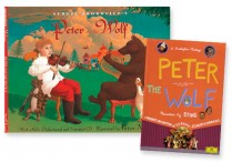 PETER & THE WOLF Hardback/CD & Spitting Images Puppets DVD
