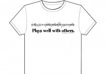 PLAYS WELL WITH OTHERS T-shirt