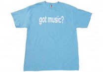 GOT MUSIC? BLUE T-SHIRT