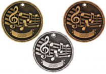 3-D MUSIC Medallion