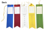 PIANO RIBBONS Pkg. of 6