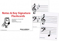 NOTE AND KEY SIGNATURE FLASHCARDS