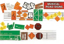 MUSICAL ROAD SIGNS BANNER