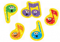 MERRY MUSIC SPARKLE STICKERS