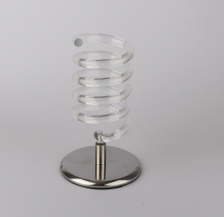 Hair Dryer Holder - Table Mount - Clear Spiral
