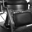 BARBOSSA Barber Styling Chair - Black with Graphite Frame