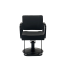 FALCON Styling Chair - Black with Footrest