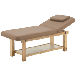 Marbella - SPA VI Wooden Massage Bed Cocoa Brown