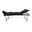 Marbella Portable 3 Part Aluminium Massage Table  (Black)
