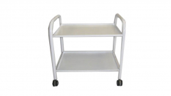 Trolley - 2 Tier Narrow (SMALL) White