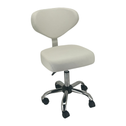 FLIGHT Stool  (Curve Back) - White