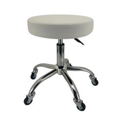 YOLO Stool - (Chrome & White)
