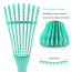 Flexible Detangling Brush - Green Info