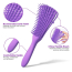 Flexible Detangling Brush - Purple Features
