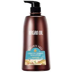 Argan Oil Shampoo - Keratin Deluxe Sulfate Free - 750ml