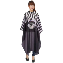 Cutting Cape Barber-Barbershop + Black&WhiteStripes(CP5376)