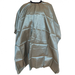 Cutting Cape - Satin - Grey Assorted with Slide Clip