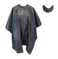 Cutting Cape Polyester - Black with Stud (CP59939)