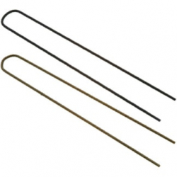 Hair Setting Pins Straight 65mm - Brown (250gm Tub) Salon FR