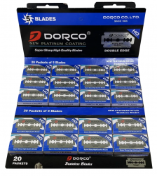 Dorco Stainless Steel Blades (20 packs of 5's)