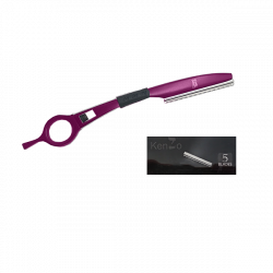 KenZo Straight Razor with 5 Blades - PINK
