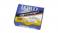 LORD Stainless Steel Razor Blades - Single Sided - 100's