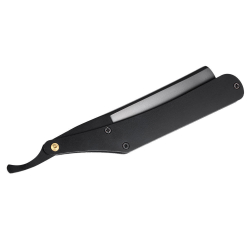 Folding Razor With Guard - Black