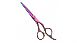 KenZo CRAFT Scissor   (Engraved Flower) - PINK   5.5'