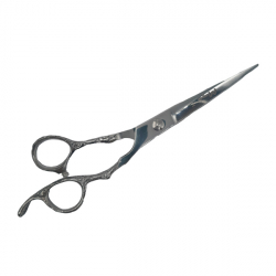 Mayas Indulge Flower Scissor Straight 7" Jap Steel