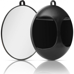 Mirror Round Large with Handle at Back