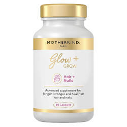 Motherkind Glow & Grow Hair Capsules - 60 Capsules