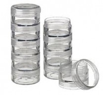 Stackable Jar with Lid - Clear 7.5ml