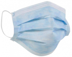 Face Mask - 3Ply - Disposable (50's) - Blue