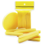 Facial Sponges - Pack of 2 (1Pair) -Expands when Wet- Yellow