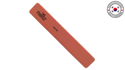NAILZ Sponge File - Rectangular Orange 100/100 [Korean]