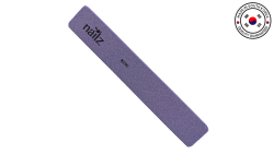 NAILZ Sponge File - Rectangular Purple 80/80 [Korean]