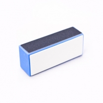 Blue Buffer Block 4 way  (in plastic sleeve)