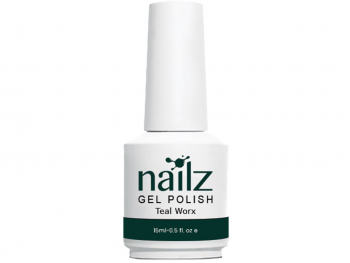 Nailz Gel Polish 15ml - 1712 - Teal Worx
