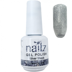 Nailz Gel Polish 15ml - Silver Shock
