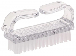 Nail Brush in Clear PVC bag