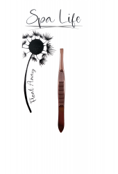 Spa Life Crab Tip Tweezer- Rose Gold
