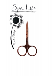 Spa Life Cuticle Scissor Straight Blade-Rose Gold