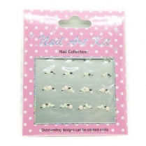 Nail Art Decals - Gems & Pearls #25